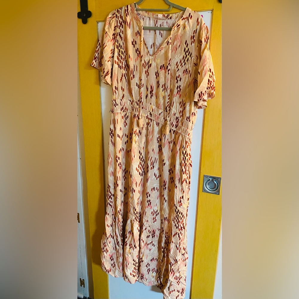 knoxrose XL long linen like dress